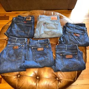 Mens Wrangler/Levi Jeans